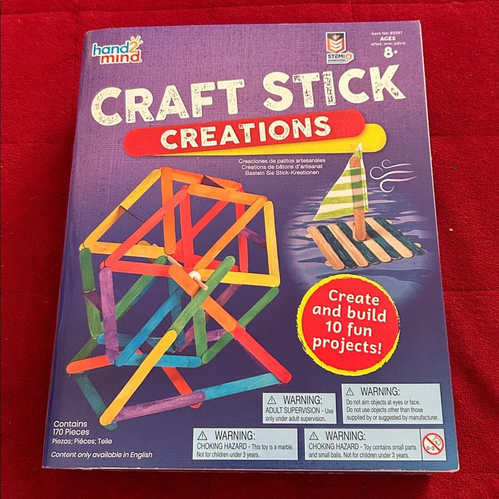 Craft Stick Creations Kit - Multicolor
